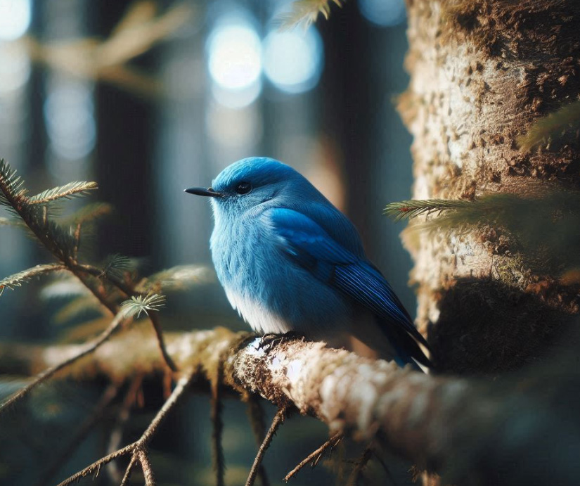 Blauer Vogel