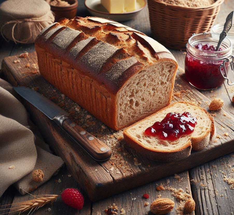 Brot auf Tisch